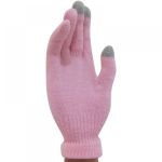 Перчатки для сенсорного экрана Розовые