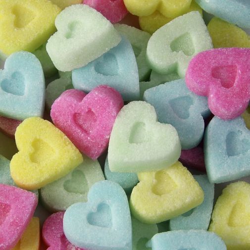 Сахарные сердечки Сахарные сердечки
