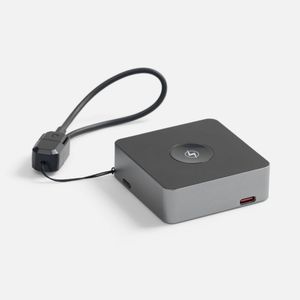 Внешний аккумулятор с беспроводной зарядкой Aura Power 5000 мАч (серый) Внешний аккумулятор с беспроводной зарядкой Aura Power 5000 мАч (серый)