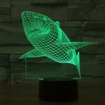 3D Лампа Акула