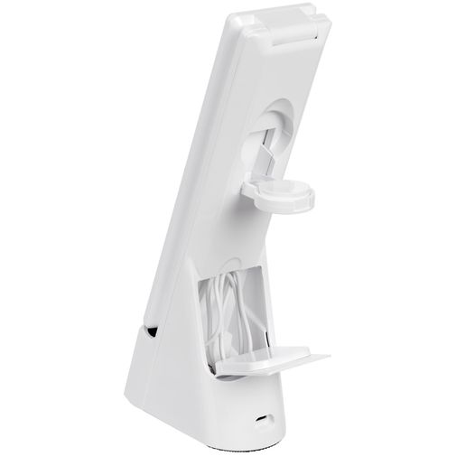 Лампа с будильником для беспроводной зарядки смартфона и часов Powerack