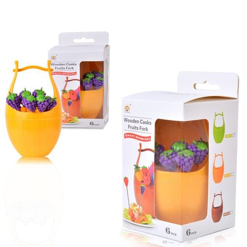 Шпажки для канапе в корзинке Груши (6 шт.) Шпажки для канапе в корзинке Груши (6 шт.)