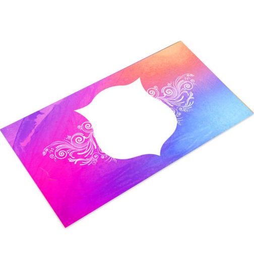 Конверт для денег с окошком (Фиолетовый) Конверт для денег с окошком (Фиолетовый)