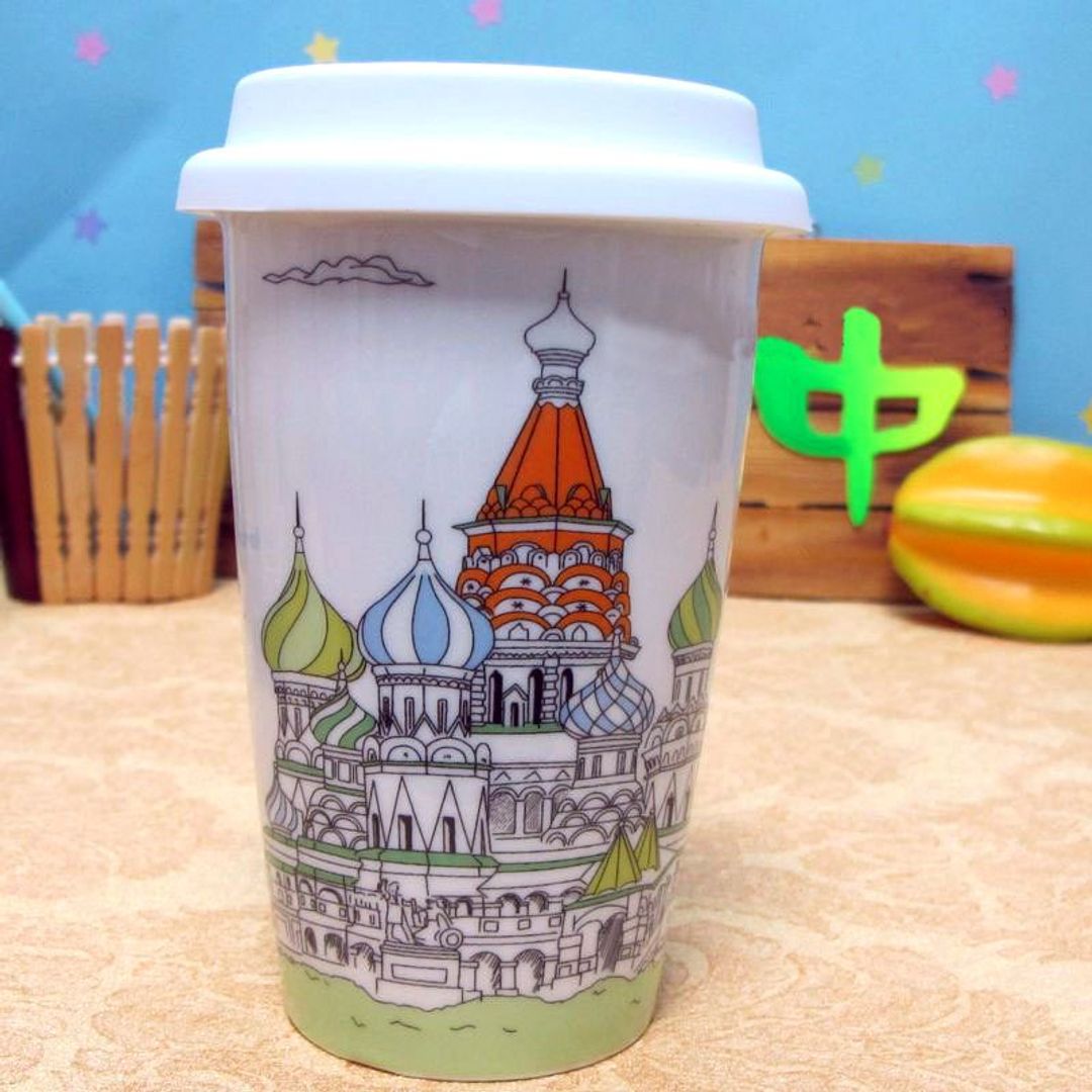 Экокружка неБумажный стакан Moscow