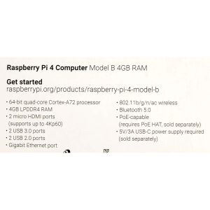 Микрокомпьютер Raspberry Pi 4 4Gb RAM