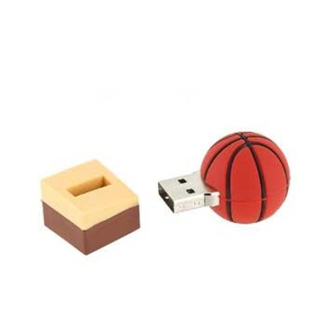 Флешка Баскетбольный мяч на паркете 4 Гб