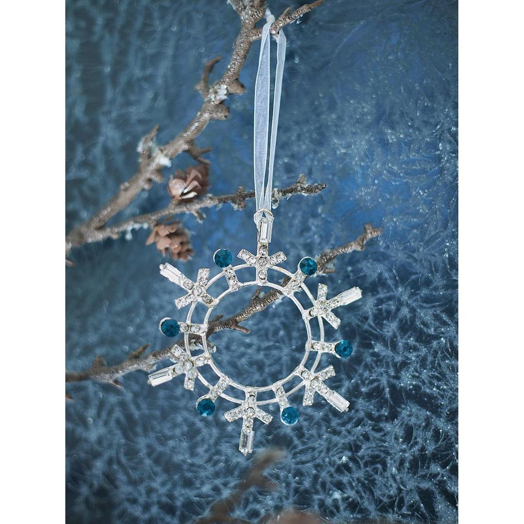 Набор елочных украшений Christmas diamonds из коллекции New Year Essential, 4 шт.