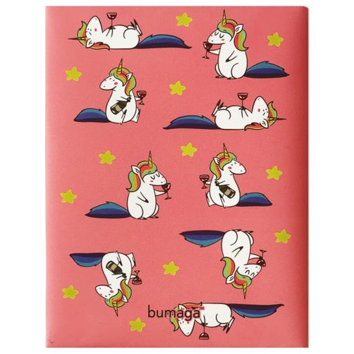 Обложка для паспорта Bumaga Wine Unicorn