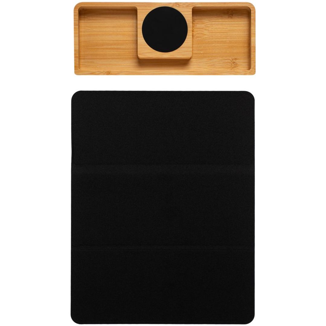 Настольный органайзер Midstream с зарядкой и ковриком для мыши