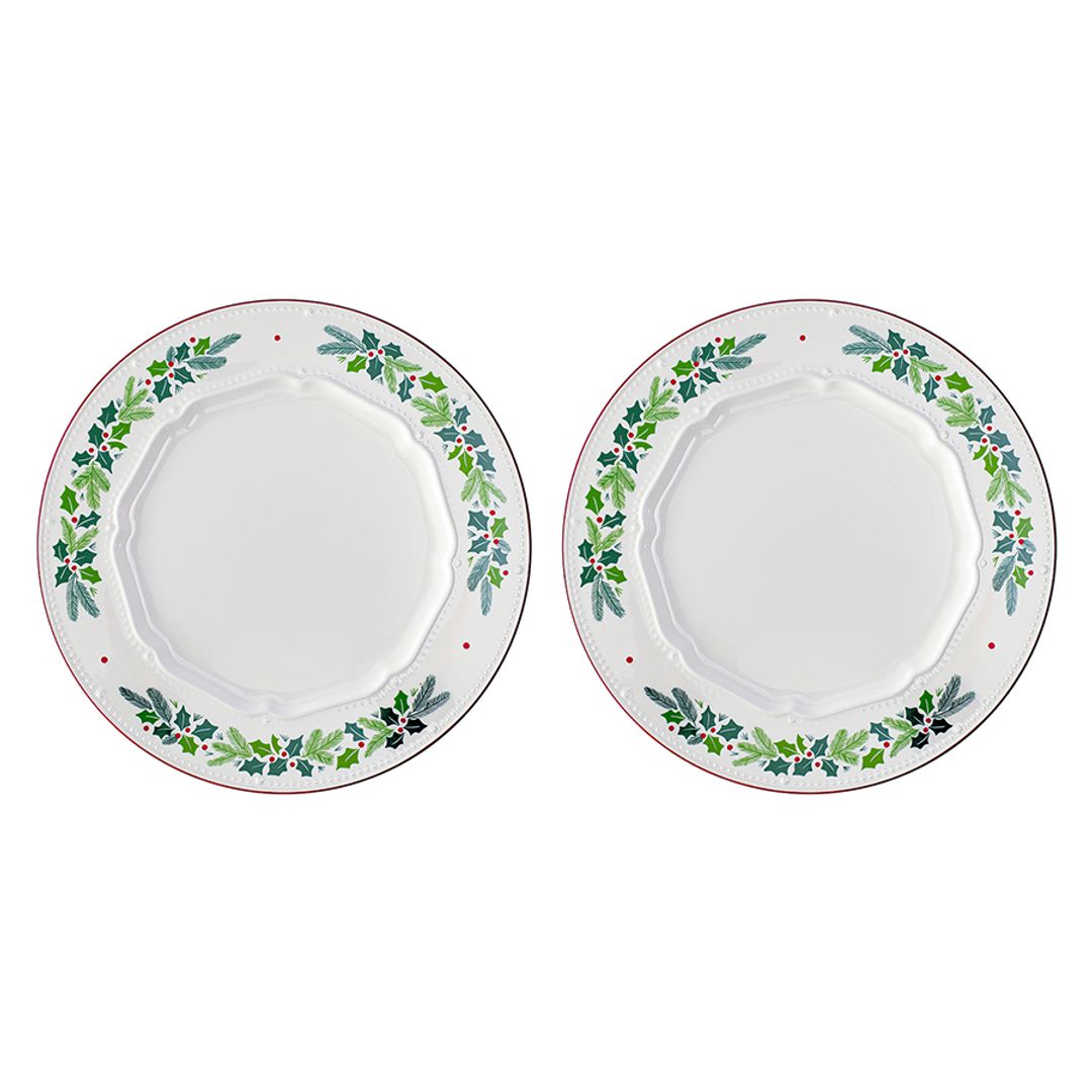 Набор из двух тарелок Nordic winter из коллекции New Year Essential, 26,5 см