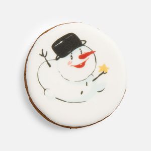 Печенье имбирное Снеговик Печенье имбирное Снеговик