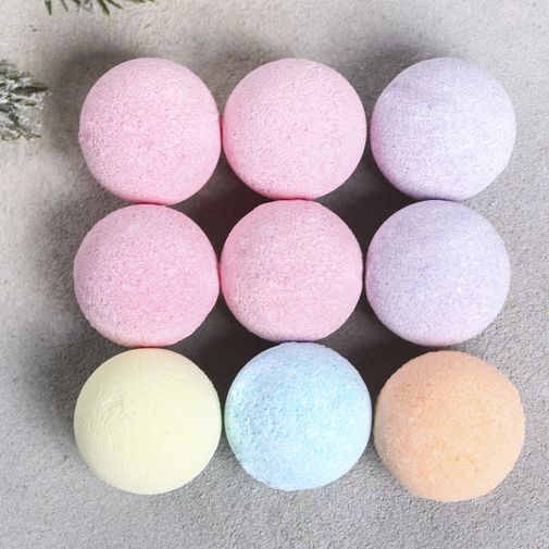 Набор бомбочек для ванной Счастья в Новом году (9 шт) Набор бомбочек для ванной Счастья в Новом году (9 шт)