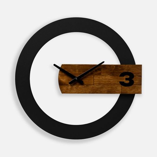 Часы TimeLord (черный с коричневым)