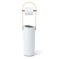 Держатель-органайзер для туалетной бумаги Bellwood (белый/натуральное дерево) Держатель-органайзер для туалетной бумаги Bellwood (белый/натуральное дерево)