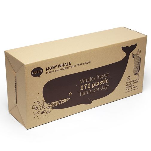 Держатель для пакетов и туалетной бумаги Moby Whale Держатель для пакетов и туалетной бумаги Moby Whale