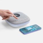 Bluetooth-колонка с беспроводной зарядкой и подсветкой Terrafonic (серый)