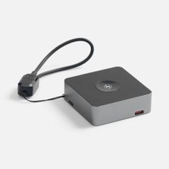 Внешний аккумулятор с беспроводной зарядкой Aura Power 5000 мАч (серый)