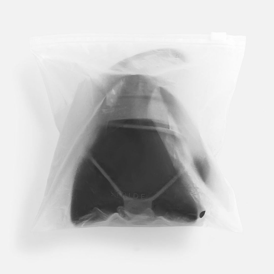 Складная бутылка для воды Langfossen (Черная)