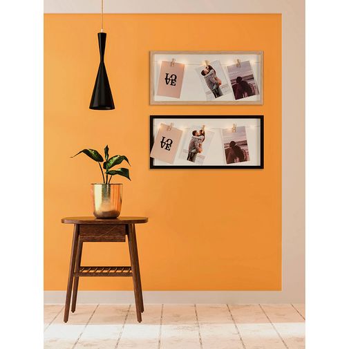 Рамка для фотографий с подсветкой Everyday (22х38 см, черная) Рамка для фотографий с подсветкой Everyday (22х38 см, черная)