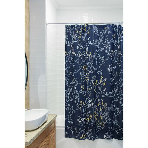 Штора для ванной Лесные кружева