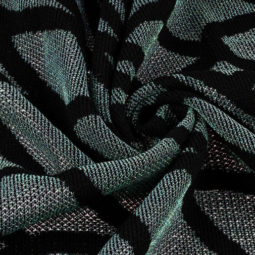 Плед Serpentica (Черный с люрексом) Плед Serpentica (Черный с люрексом)