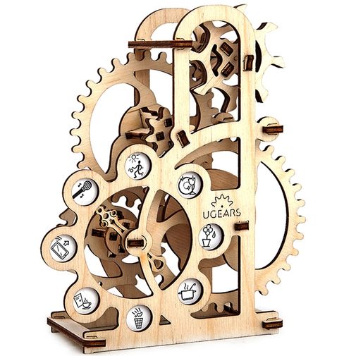 Механический 3D Пазл Ugears Силомер Двигается, если на него подуть
