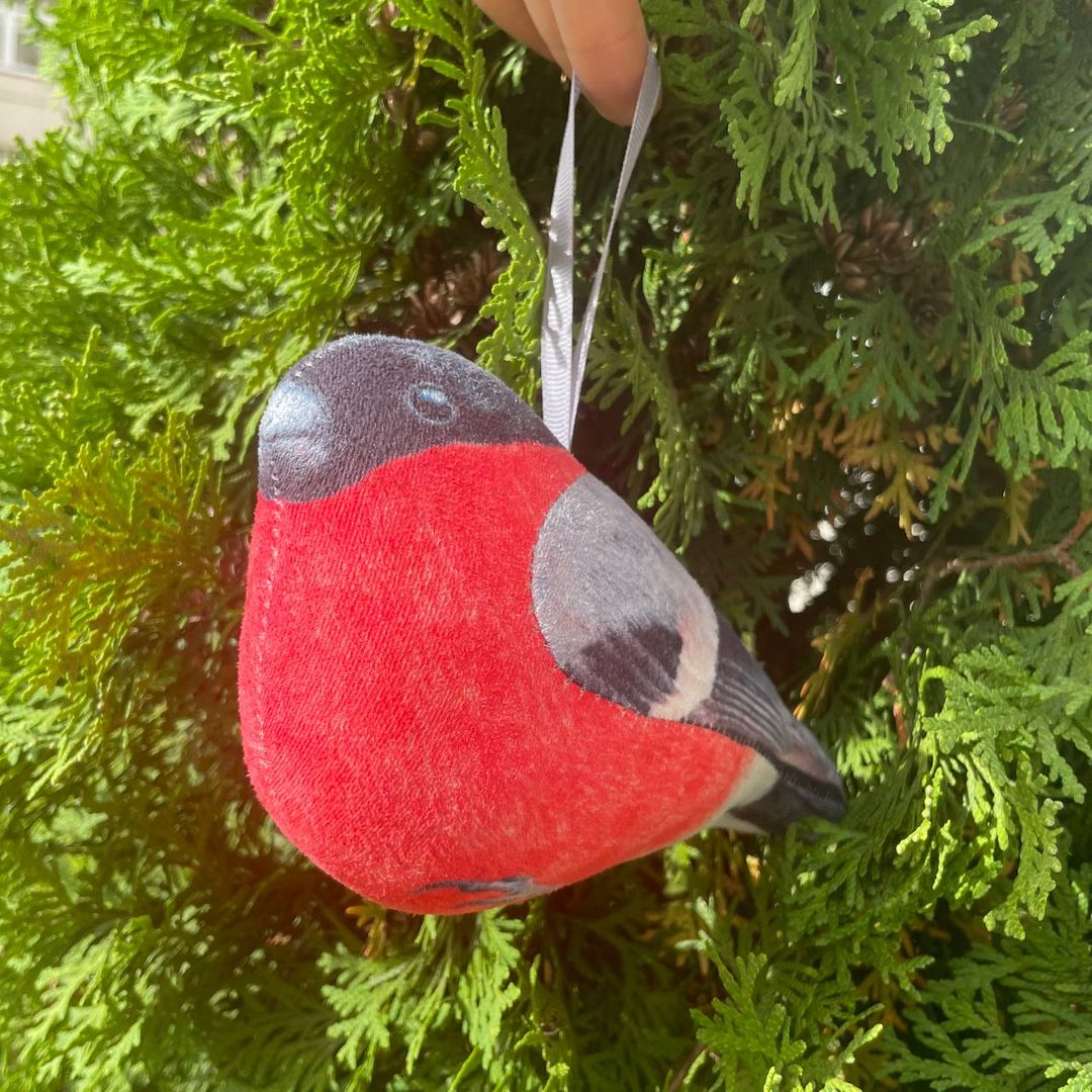 Игрушка птица Снегирь Игрушка птица Снегирь
