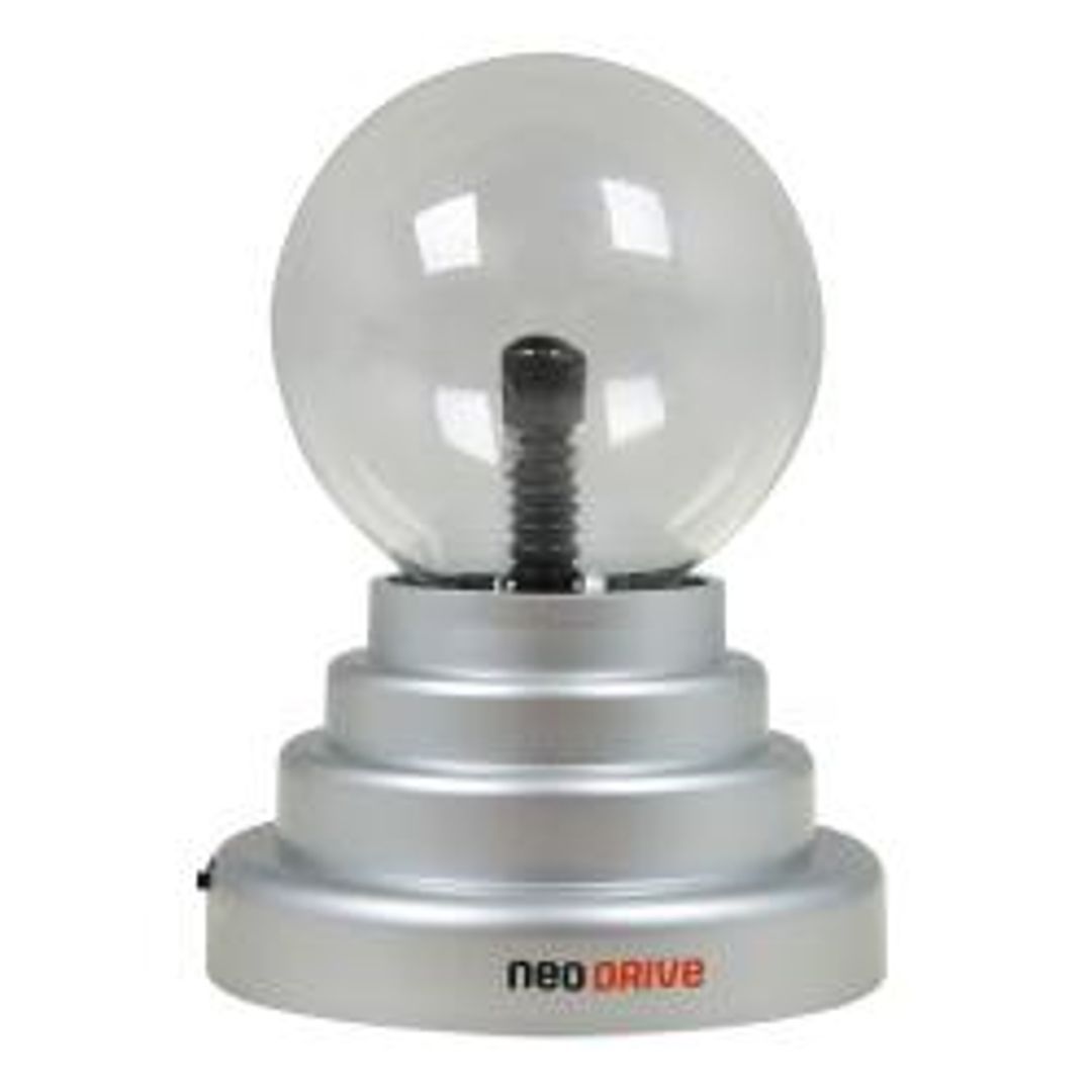 USB Плазменный шар на серебряной подставке