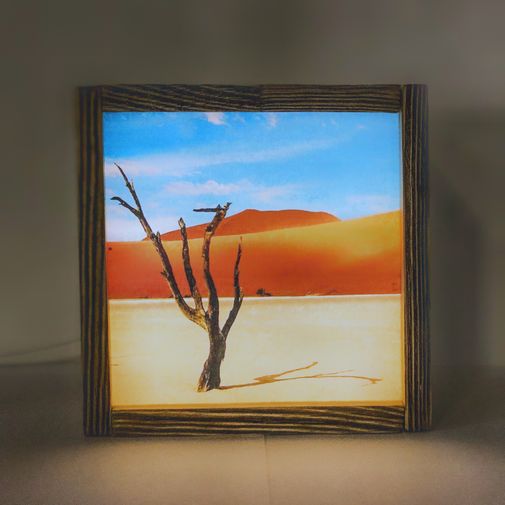 Фотосветильник-фреймбокс DFBox (15х15 см) (Пустыня) Фотосветильник-фреймбокс DFBox (15х15 см) (Пустыня)