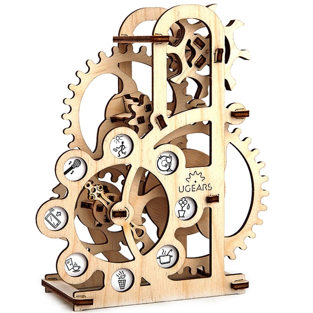 Механический 3D Пазл Ugears Силомер Двигается, если на него подуть