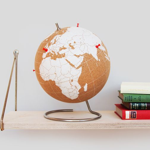 Пробковый глобус Cork Globe (белый) Пробковый глобус Cork Globe (белый)