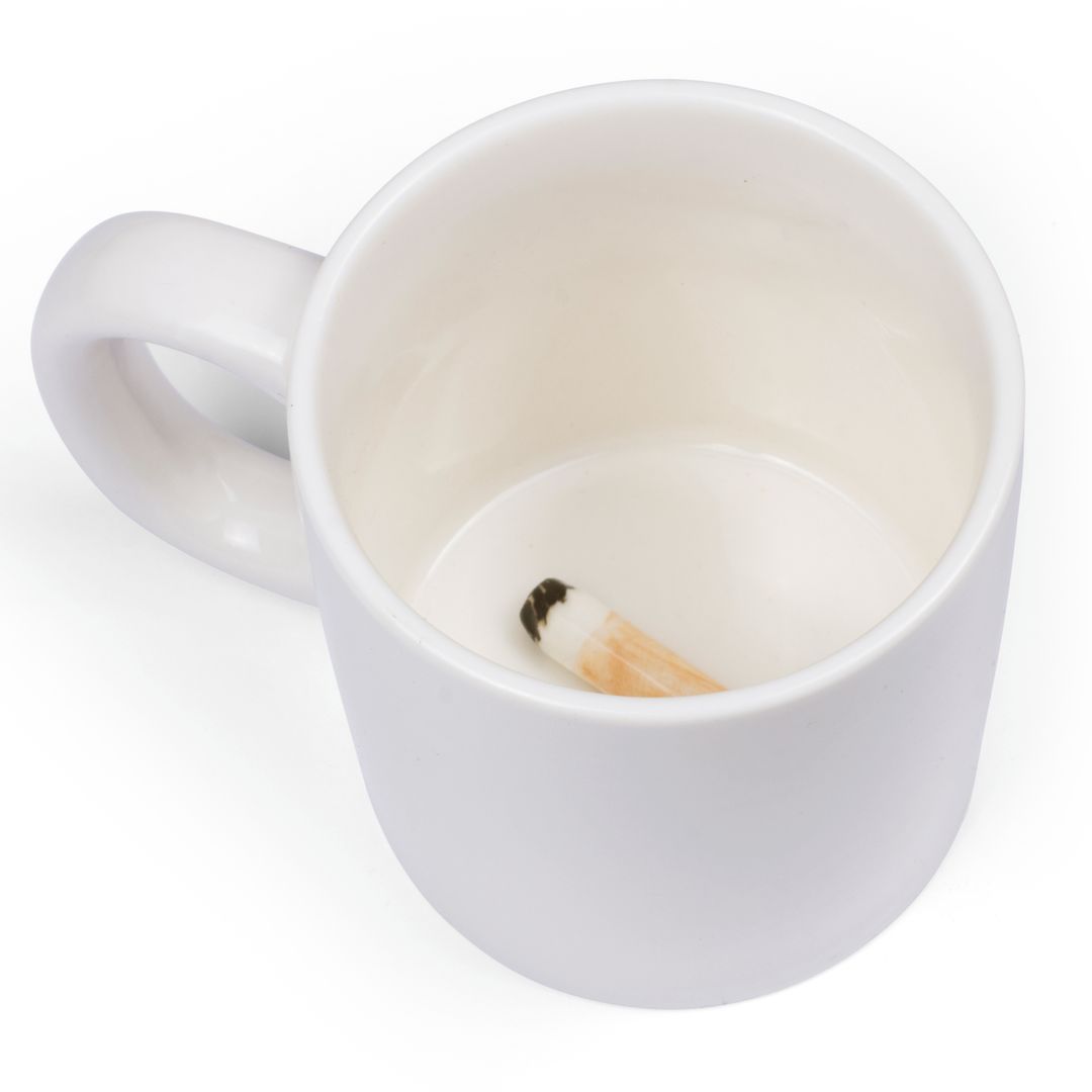 Кружка с сюрпризом на дне Сигарета Cigarette Butt Mug