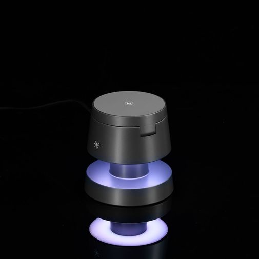 Станция беспроводной зарядки с подсветкой Lume (серый)