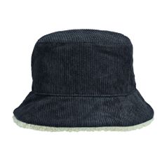 Панама Bucket двусторонняя (Темно-серая с бежевым)