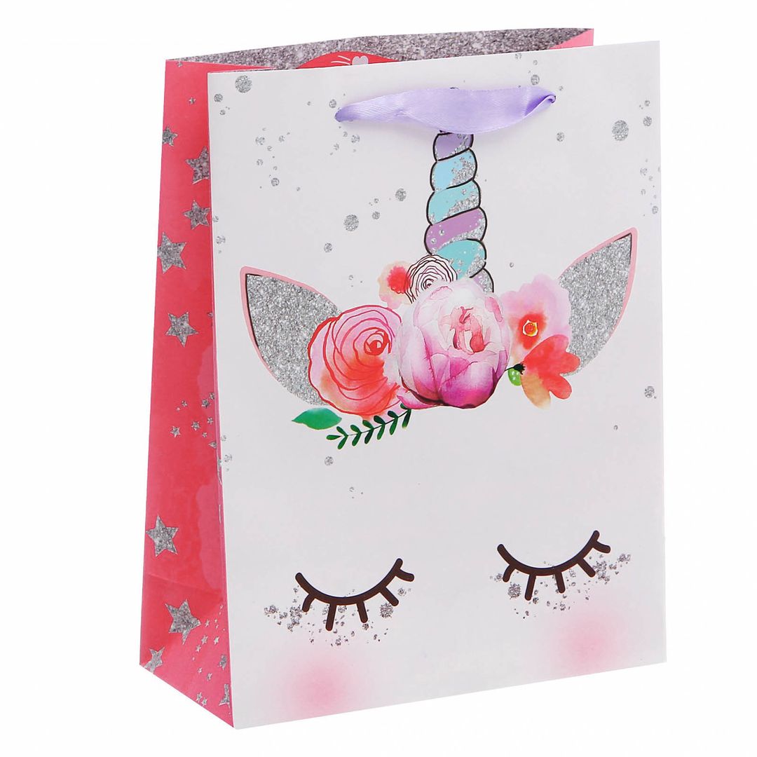 Подарочный пакет Единорог Мечтай (18 х 23 х 8 см) Подарочный пакет Единорог Мечтай (18 х 23 х 8 см)