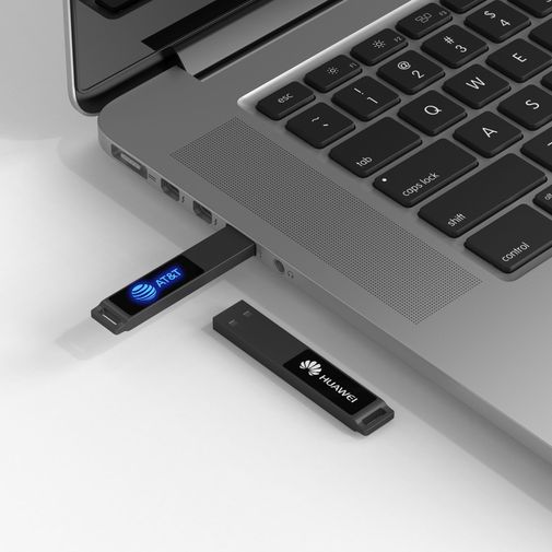 Флешка markBright Black с подсветкой логотипа 32 Гб Флешка markBright Black с подсветкой логотипа 32 Гб