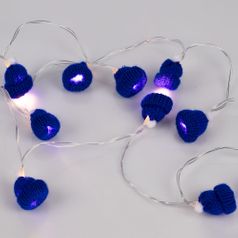Гирлянда Cosy Poms (Синяя)