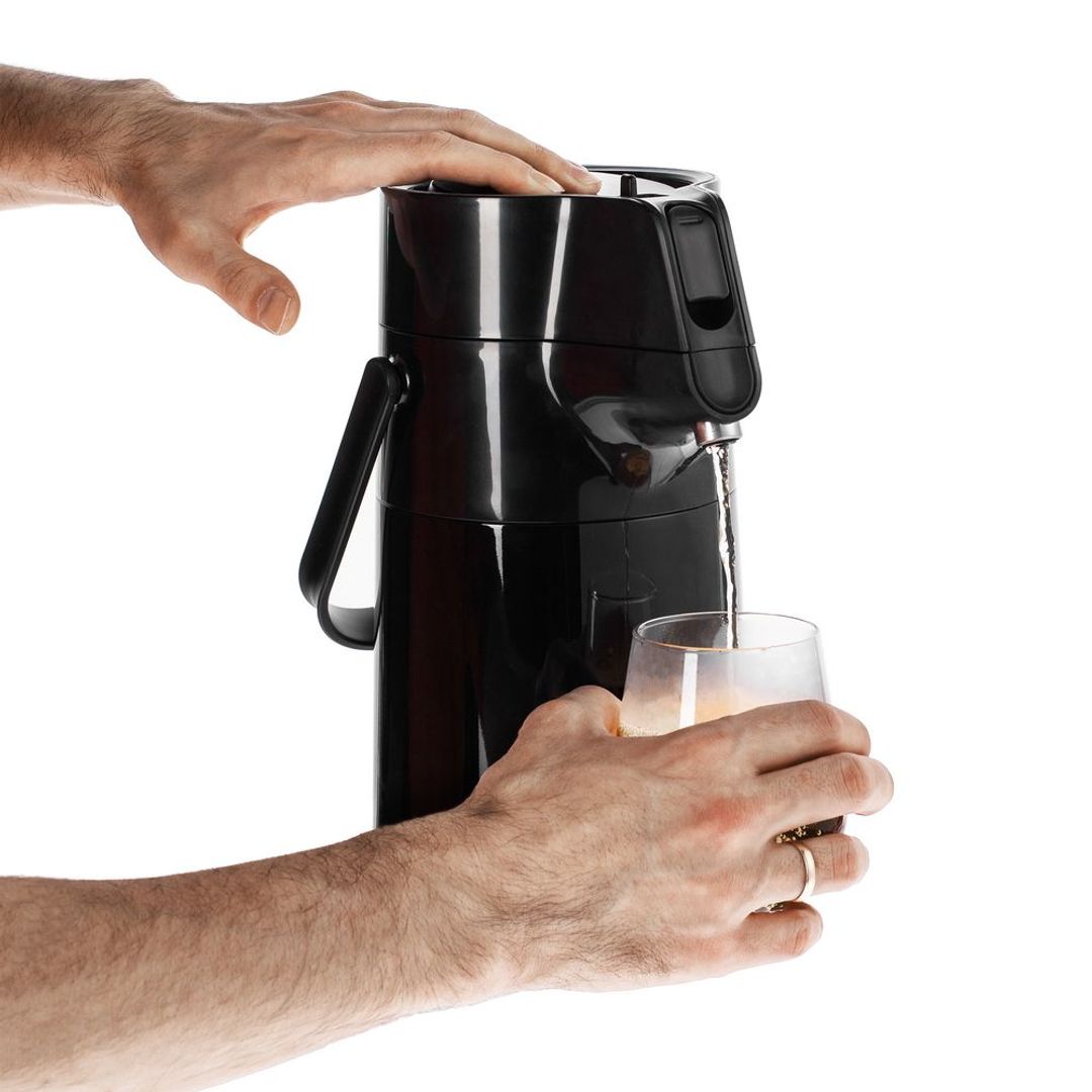 Термос с помпой Jiayi (Черный) Термос с помпой Jiayi (Черный)