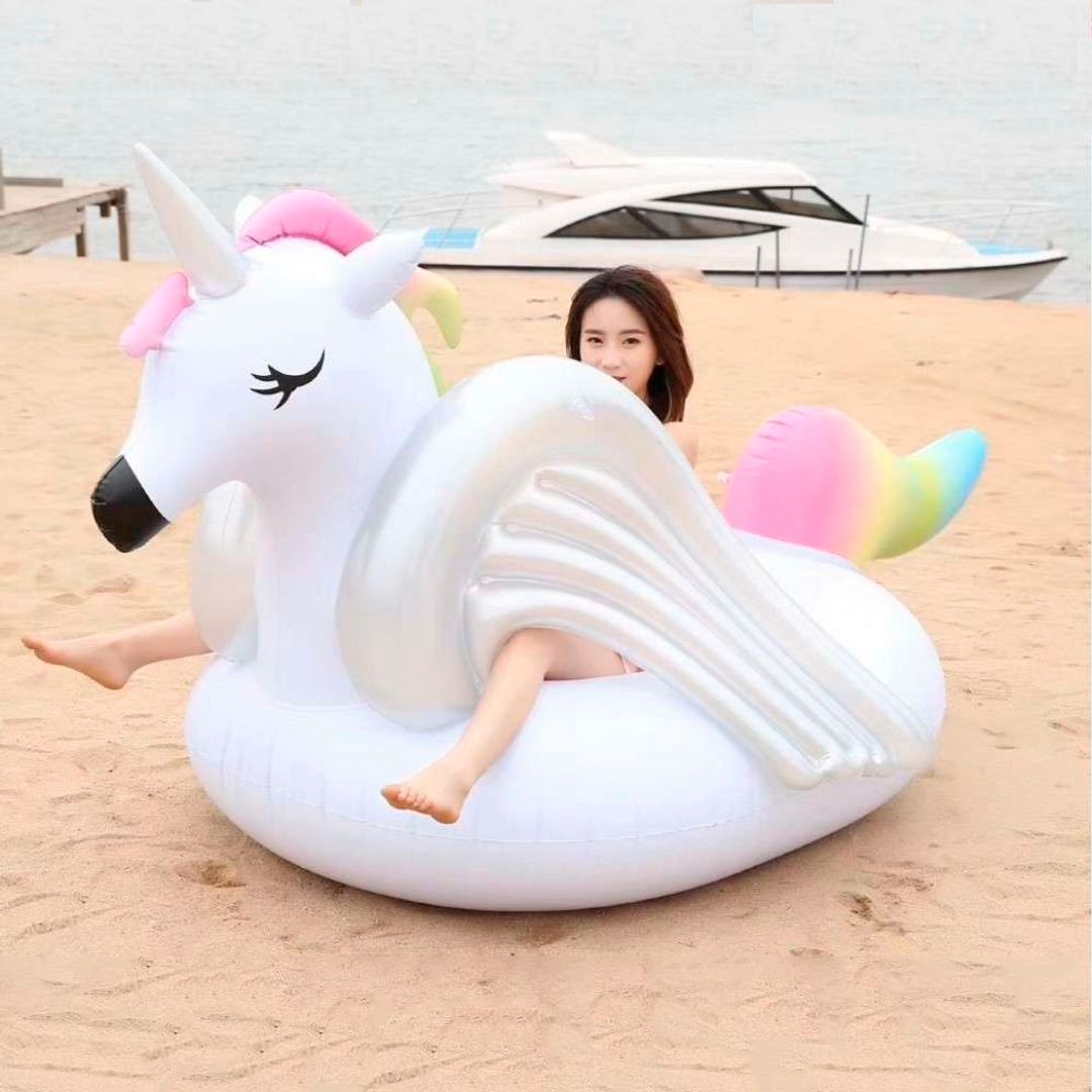 Надувной матрас Единорог с крыльями Надувной матрас Единорог с крыльями