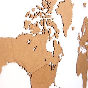 Декоративная Карта мира Wall Decoration Brown
