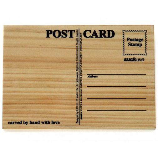 Деревянная открытка Carve your own Деревянная открытка Carve your own