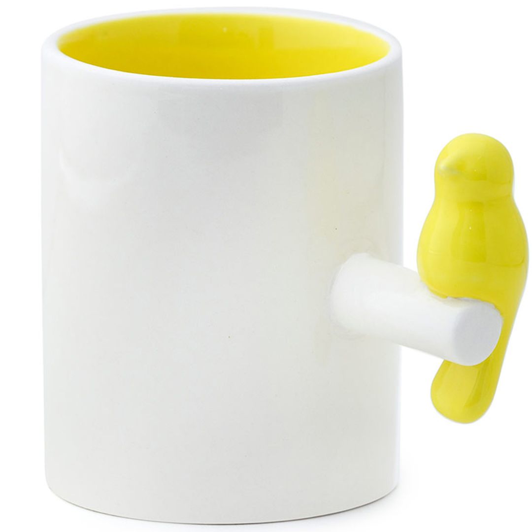 Желтая ручка-пташка