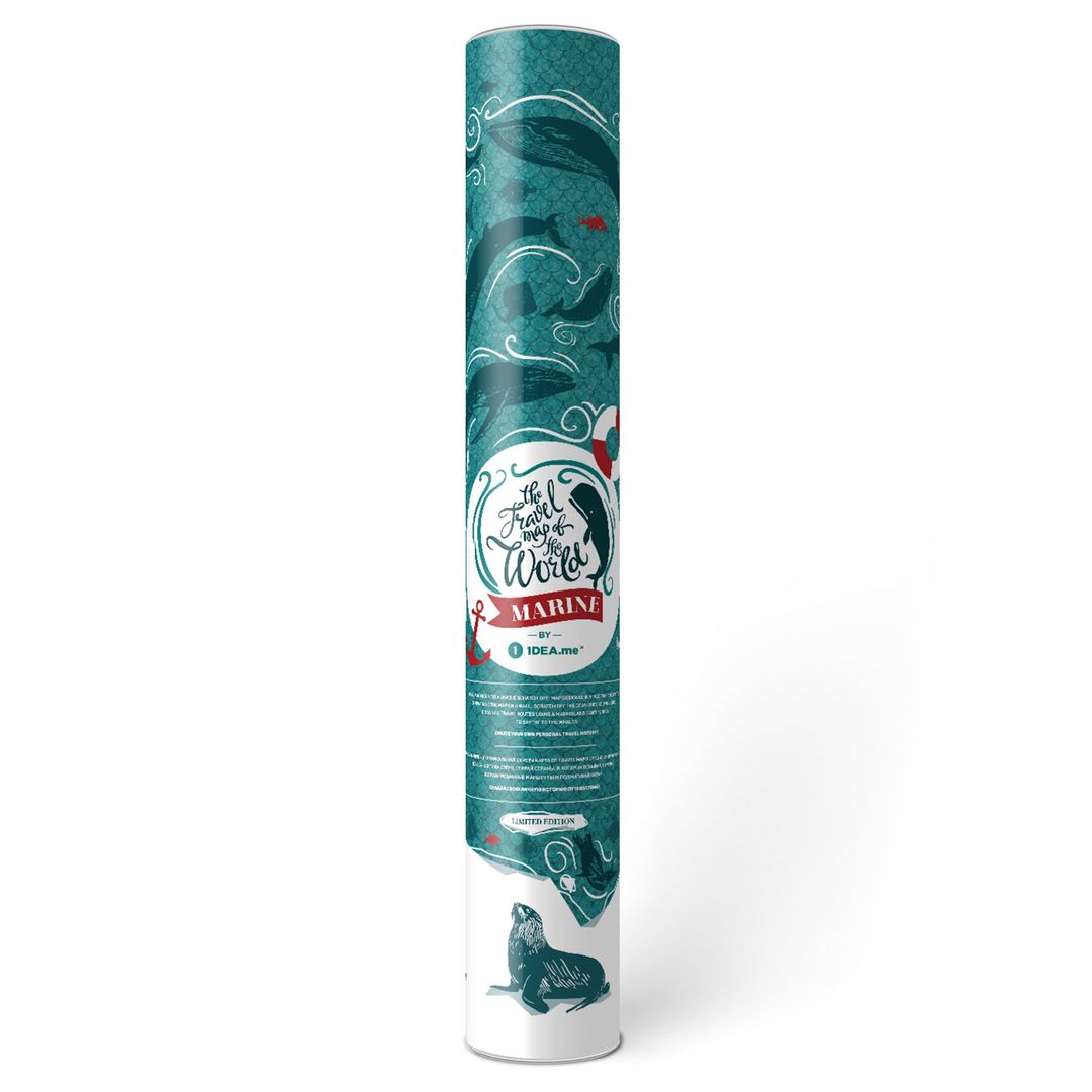 Скретч-карта мира Travel Map Marine World (на английском) Скретч-карта мира Travel Map Marine World (на английском)