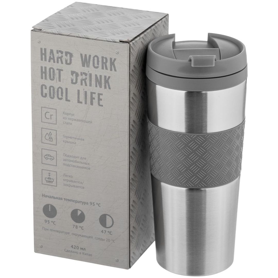 Термостакан Hard Work (Серый) Термостакан Hard Work (Серый)