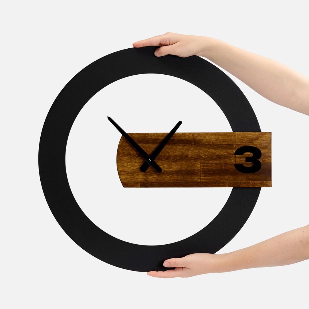 Часы TimeLord (черный с коричневым)