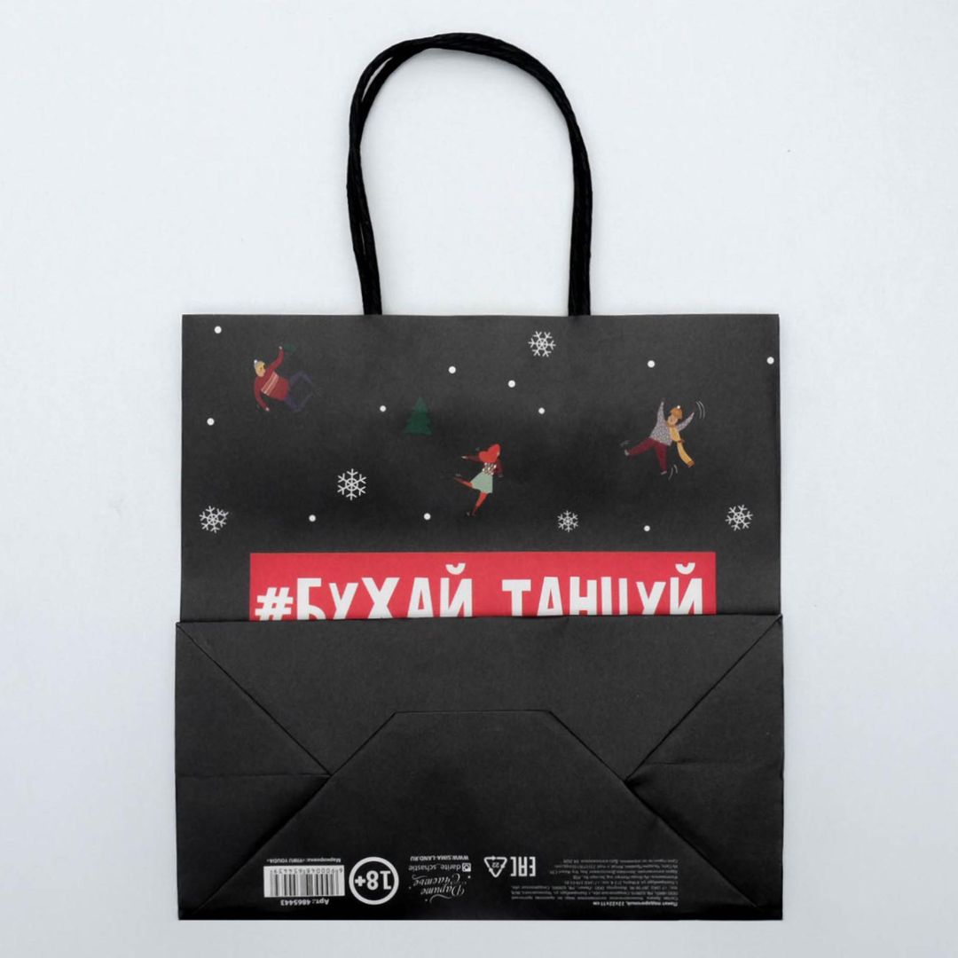 Подарочный пакет Бухайтанцуй (22 х 22 х 11 см)
