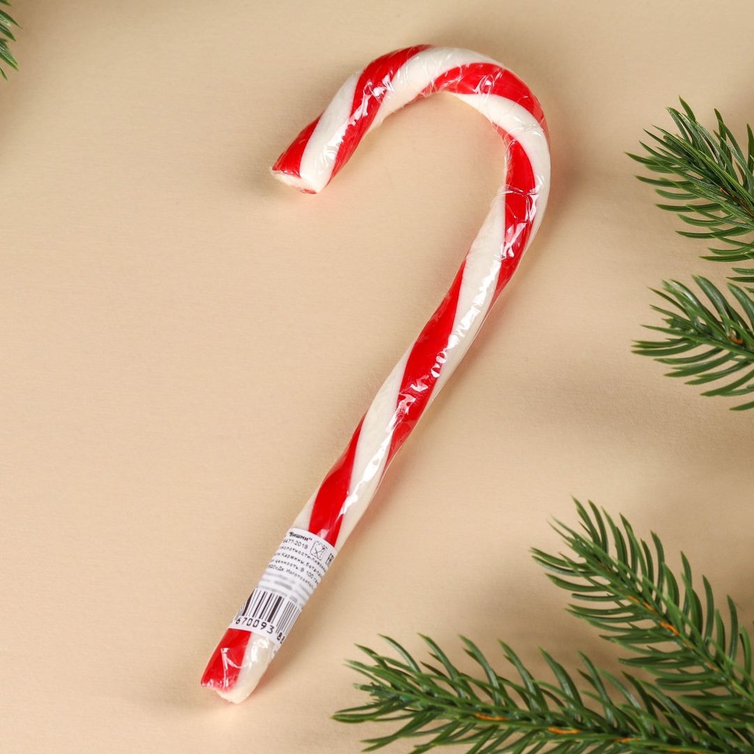 Новогодний леденец Карамельная трость Новогодний леденец Карамельная трость