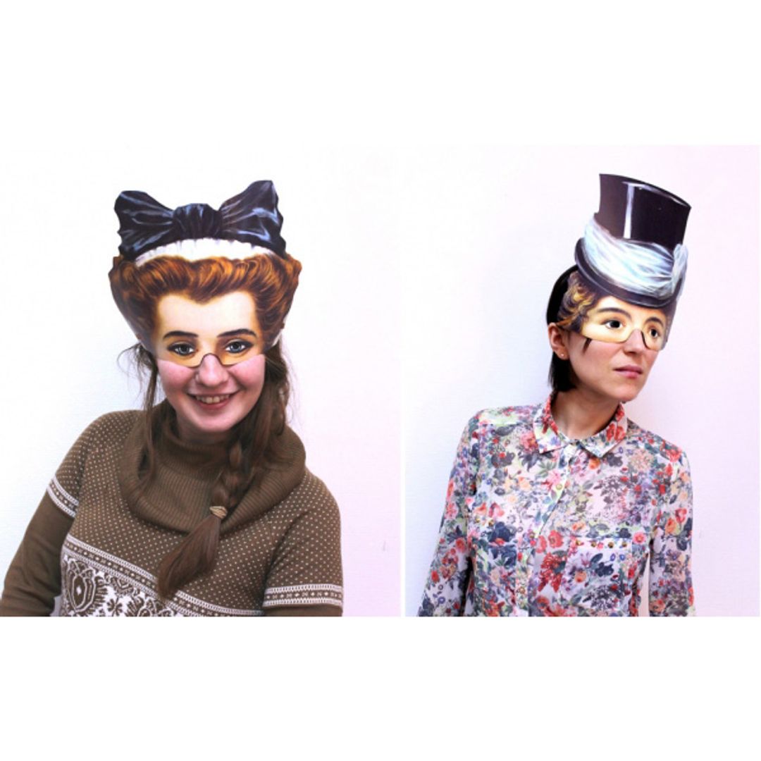 Маски Девичник Ретро (8 шт.)