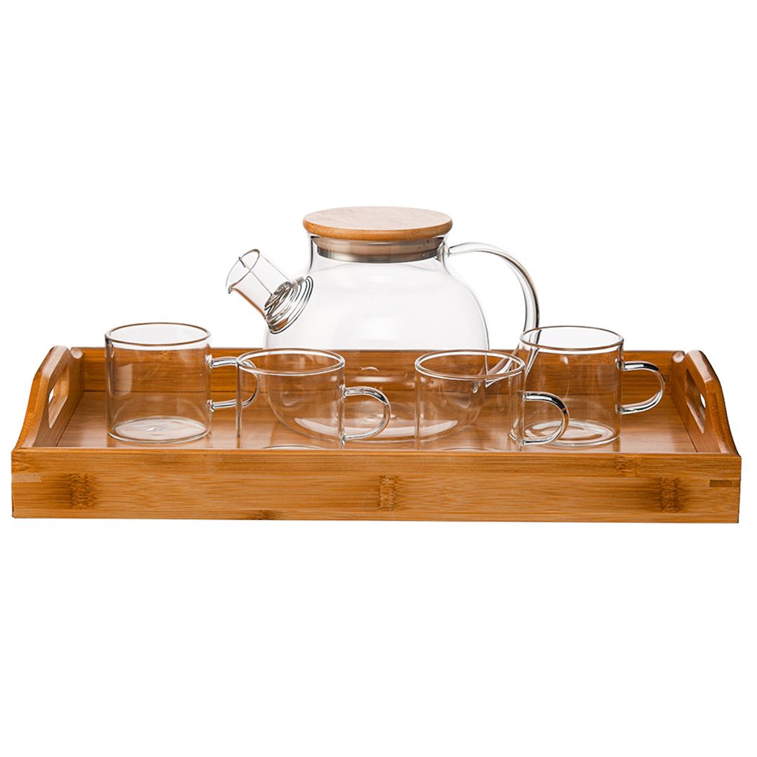 Чайный набор с подносом (1 л)