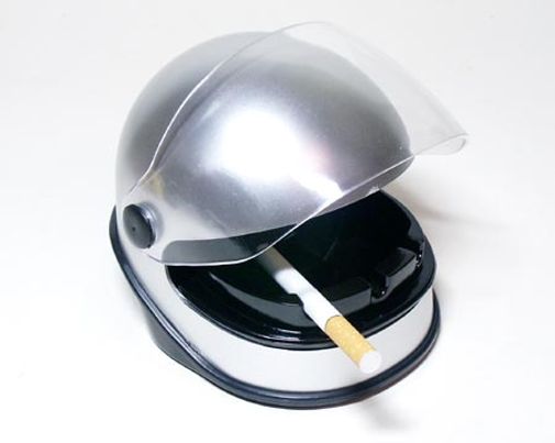 USB Пепельница Серебряный Шлем